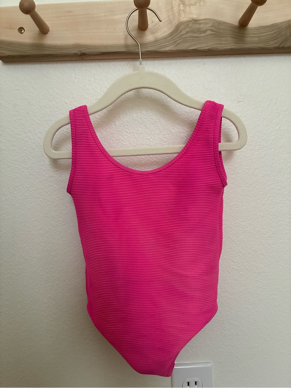 Ziggy Zaza Pink Ribbed Swimsuit Toddler Girl